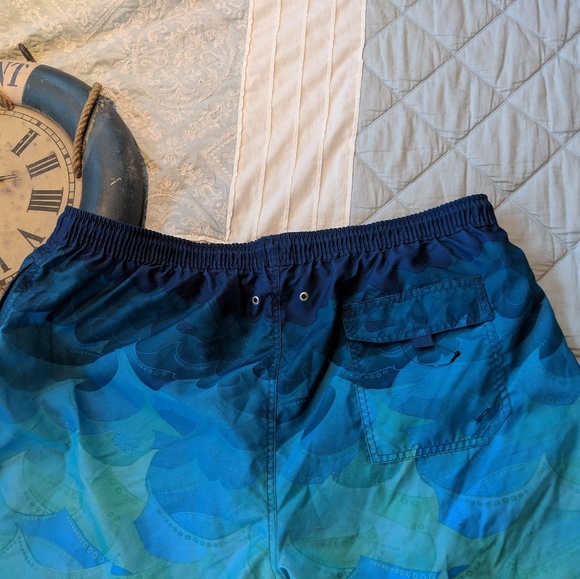 New W/O tags   Nice Swim Trunks Shorts Men's size XXL 2 XL - Picture 5 of 6